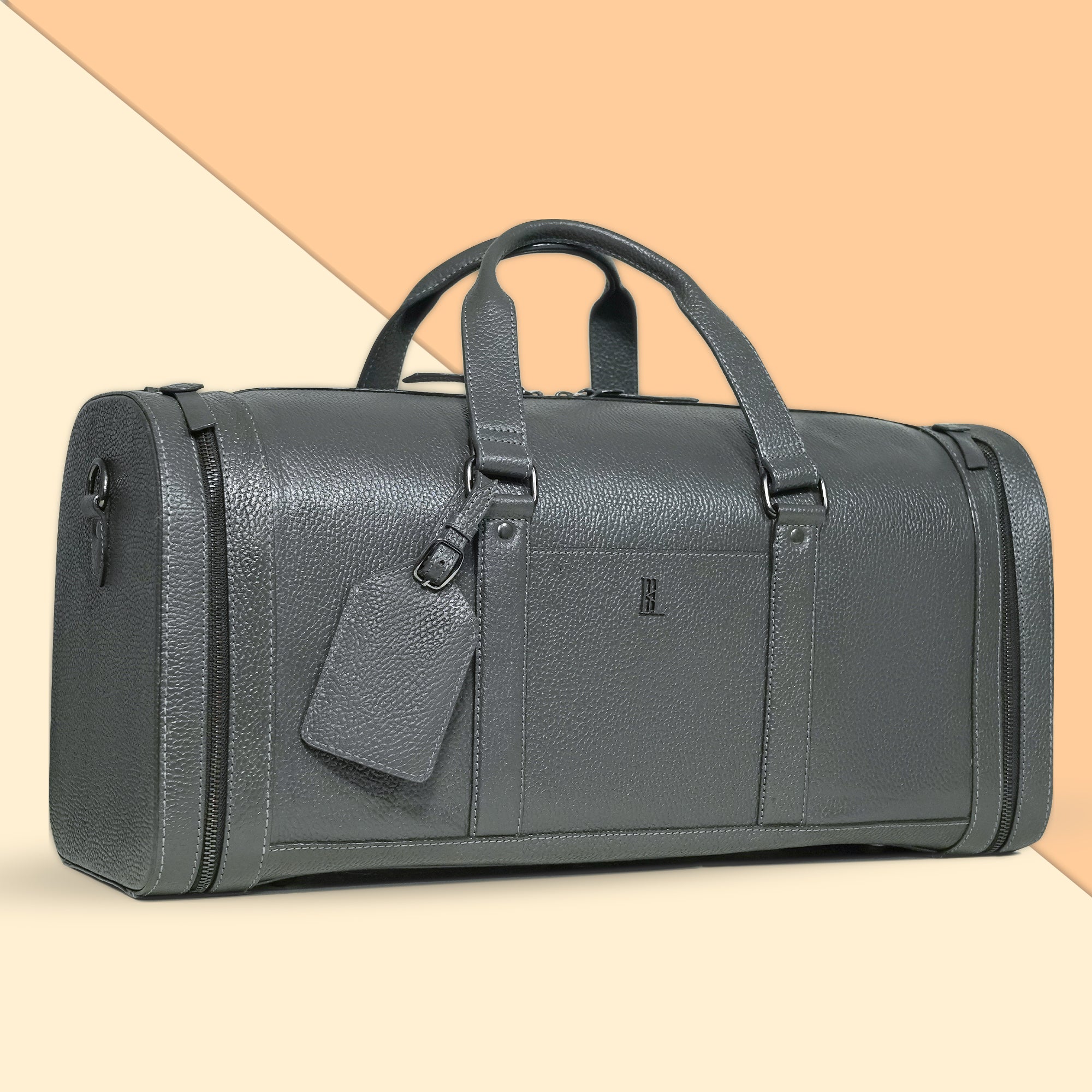 Romeo Duffle – Textured Black | Premium Travel & Lifestyle Bag
